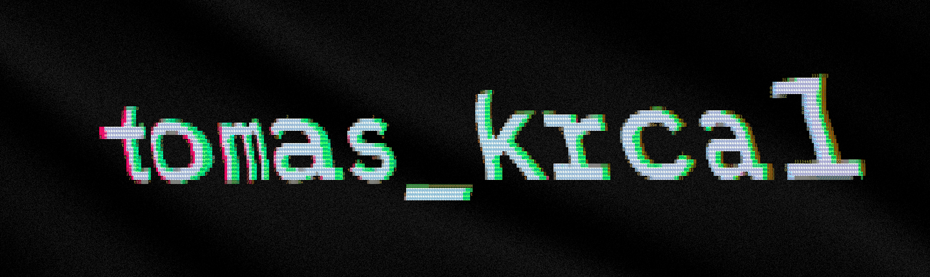 Indie Game Developer, Creative Coder - Tomáš Krčál